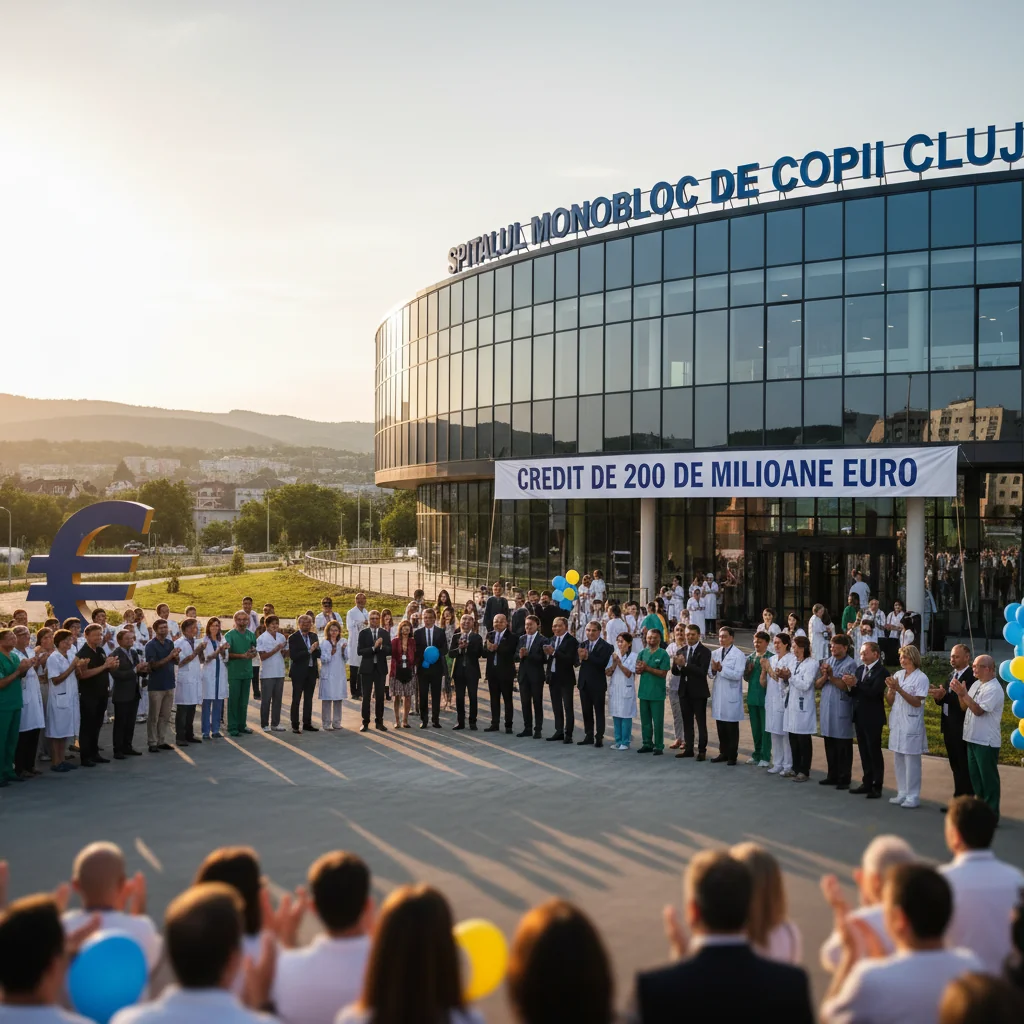 Credit de 200 de milioane de euro pentru Spitalul Monobloc de Copii din Cluj-Napoca