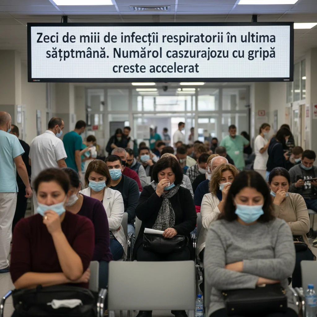Creștere rapidă a cazurilor de gripă în regiune