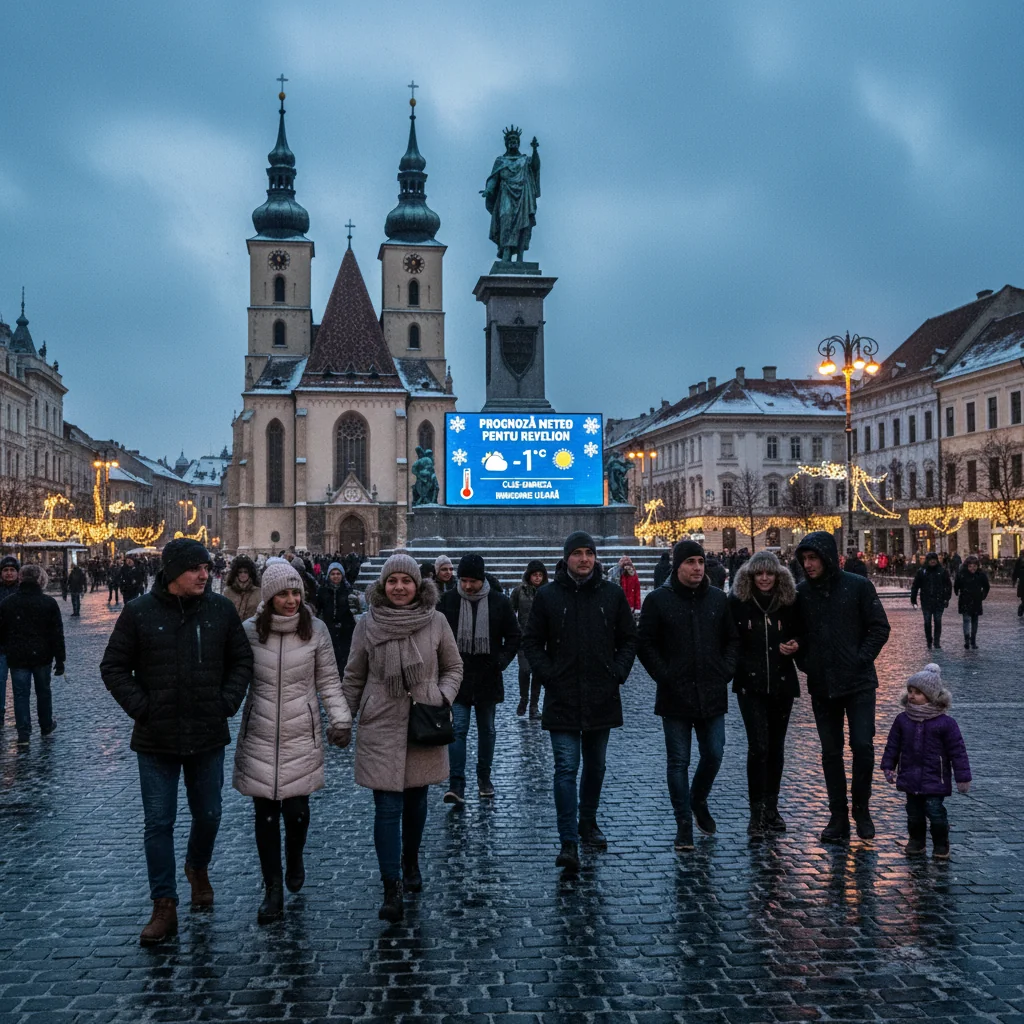 Cum va fi vremea de Revelion la Cluj-Napoca: prognoza pentru noaptea dintre ani