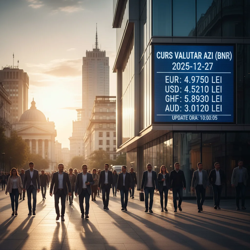 Curs valutar azi (BNR) – 2025-12-27