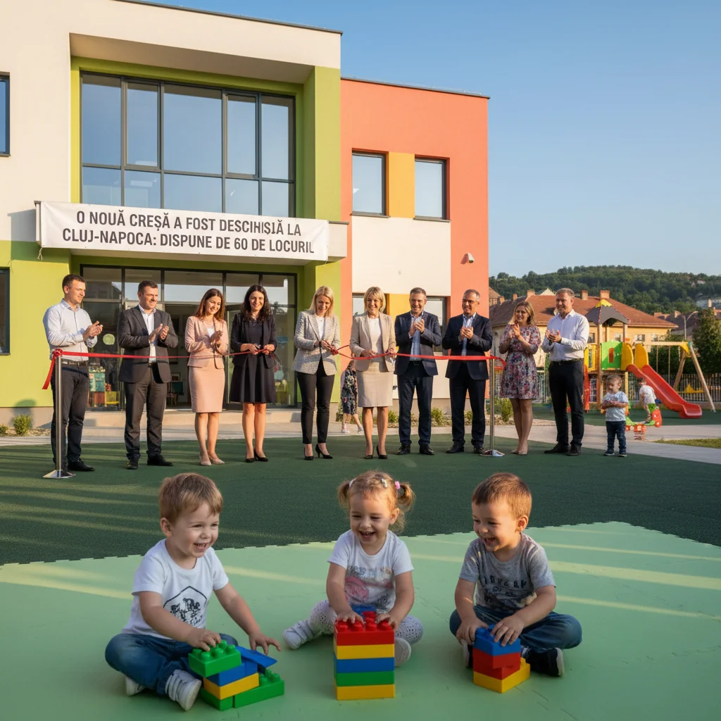 Deschidere creșă nouă la Cluj-Napoca cu 60 de locuri disponibile