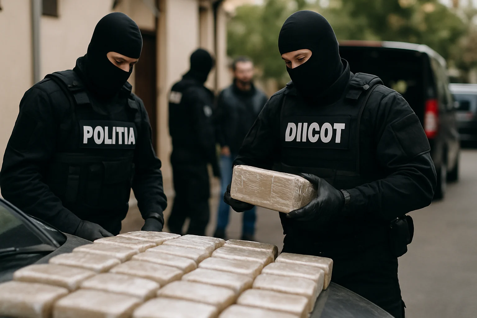 DIICOT Cluj dă o lovitură traficanților de droguri după percheziții în București