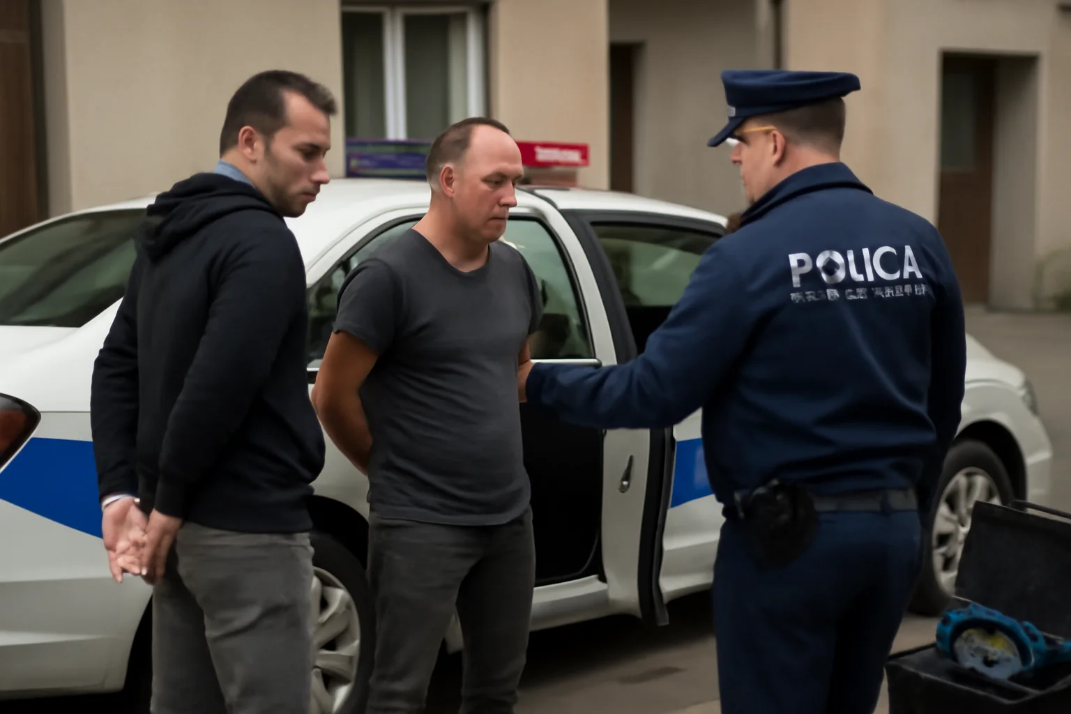 Doi Bărbați de 34 de Ani, Reținuți pentru Furt de Mii de Euro și Scule dintr-o Mașină în Dej