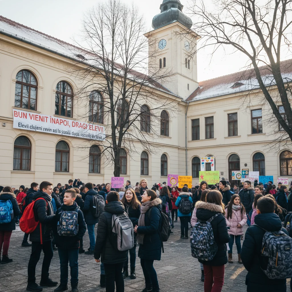 Elevii se întorc la cursuri în Cluj-Napoca odată cu startul Modulului 3