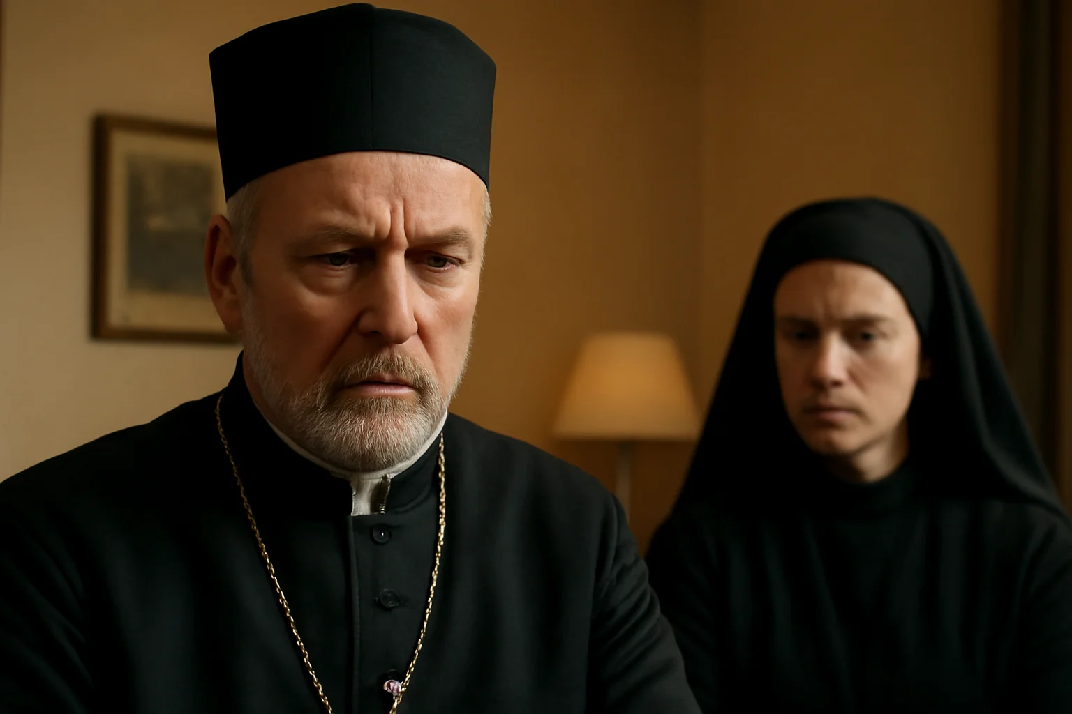 Episcop acuzat de relații cu 17 amante, printre care și o călugăriță geloasă.