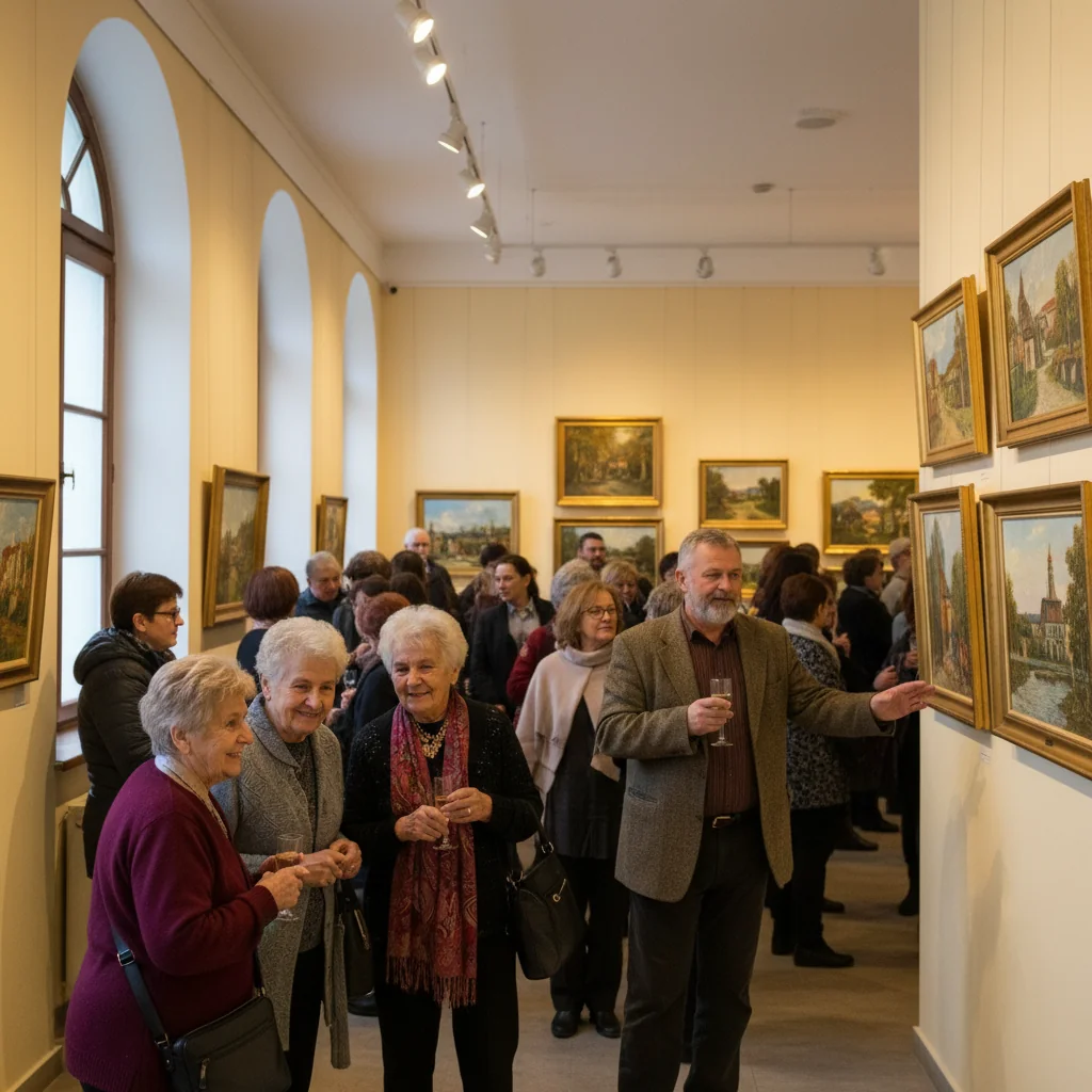 Expoziție de pictură locală deschisă publicului