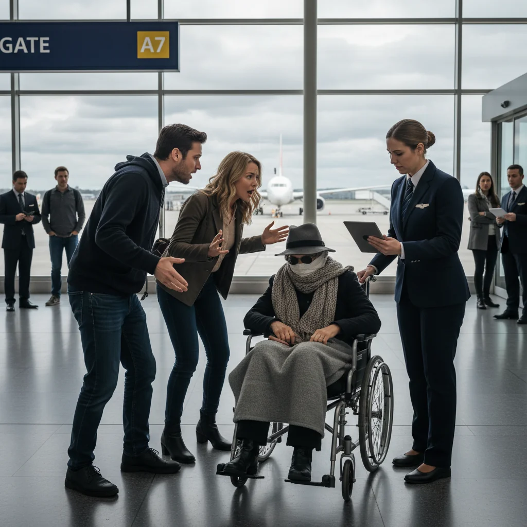 Familie acuzată că a încercat să transporte un cadavru în avion, în timp ce compania aeriană neagă incidentul