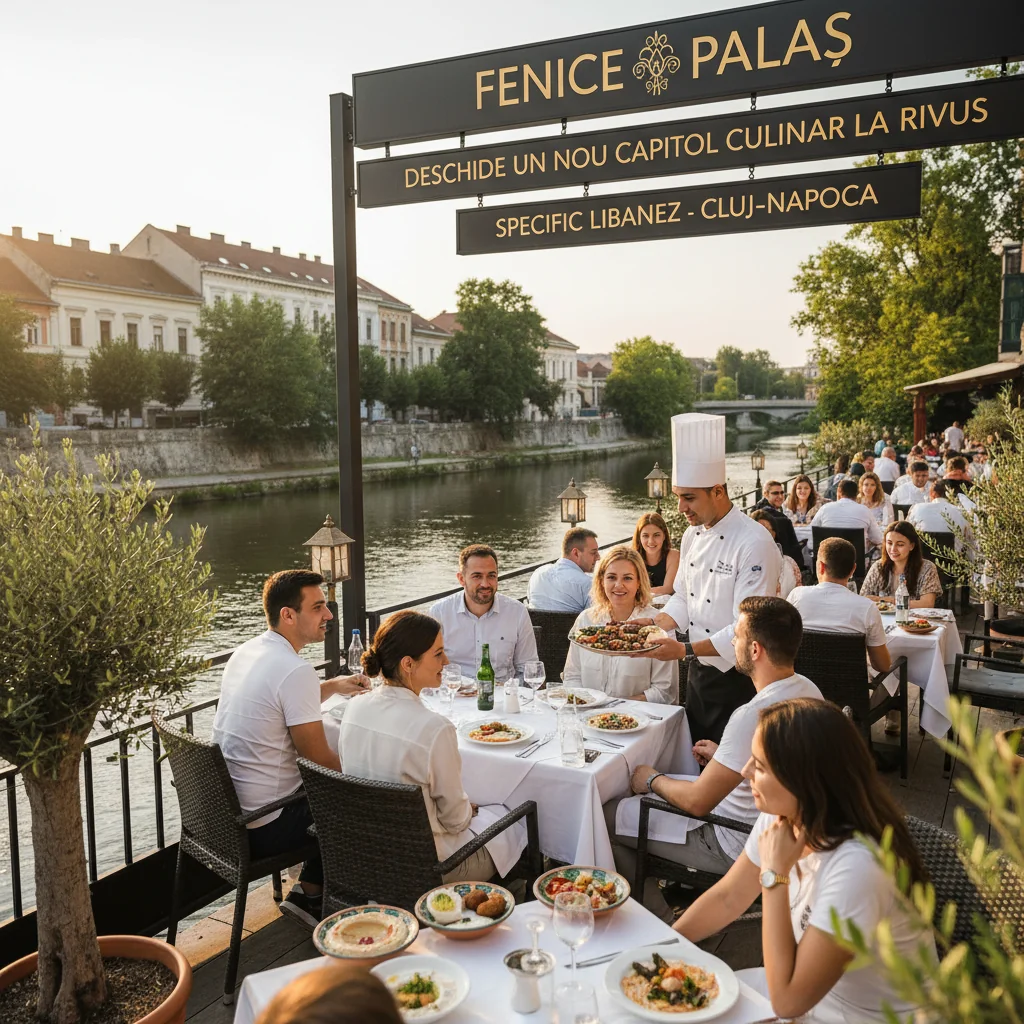 Fenice Palas inaugurează RIVUS cu bucătărie libaneză autentică la Cluj-Napoca