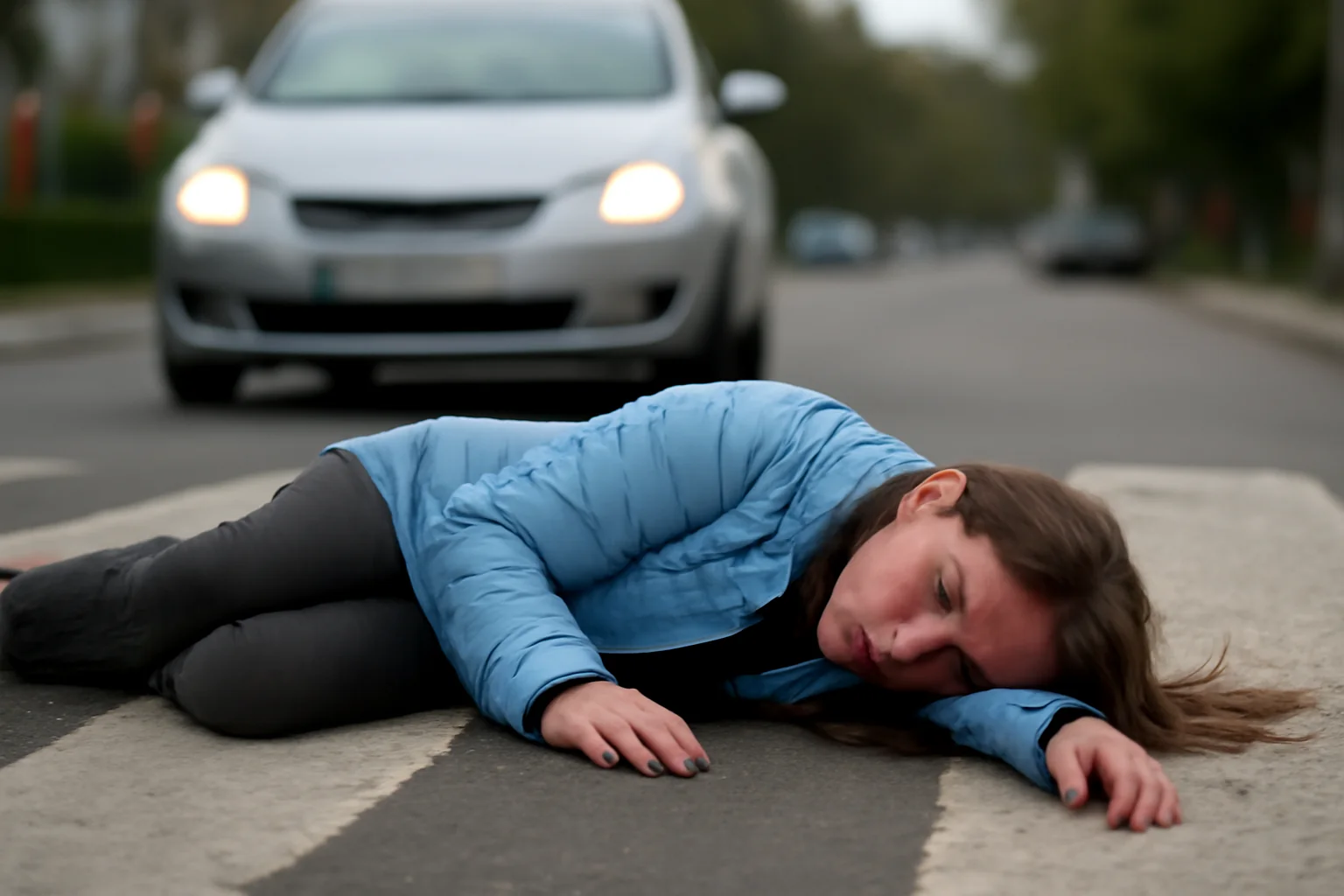 Fetiță de 12 ani rănită grav pe trecerea de pietoni, în apropiere de Cluj-Napoca