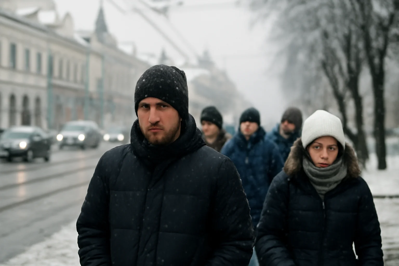 Ger persistent și temperaturi negative la Cluj-Napoca, joi, 22 ianuarie 2026