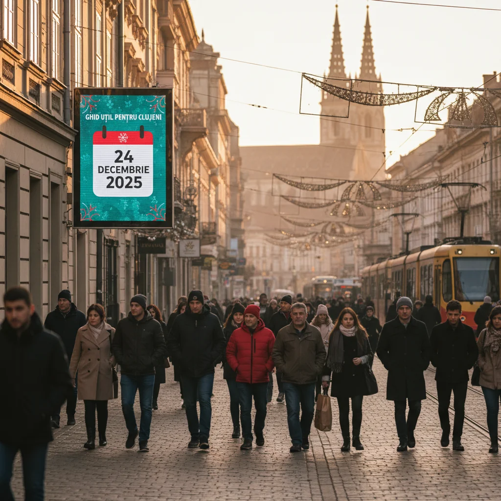 Ghid util pentru clujeni — 24 decembrie 2025