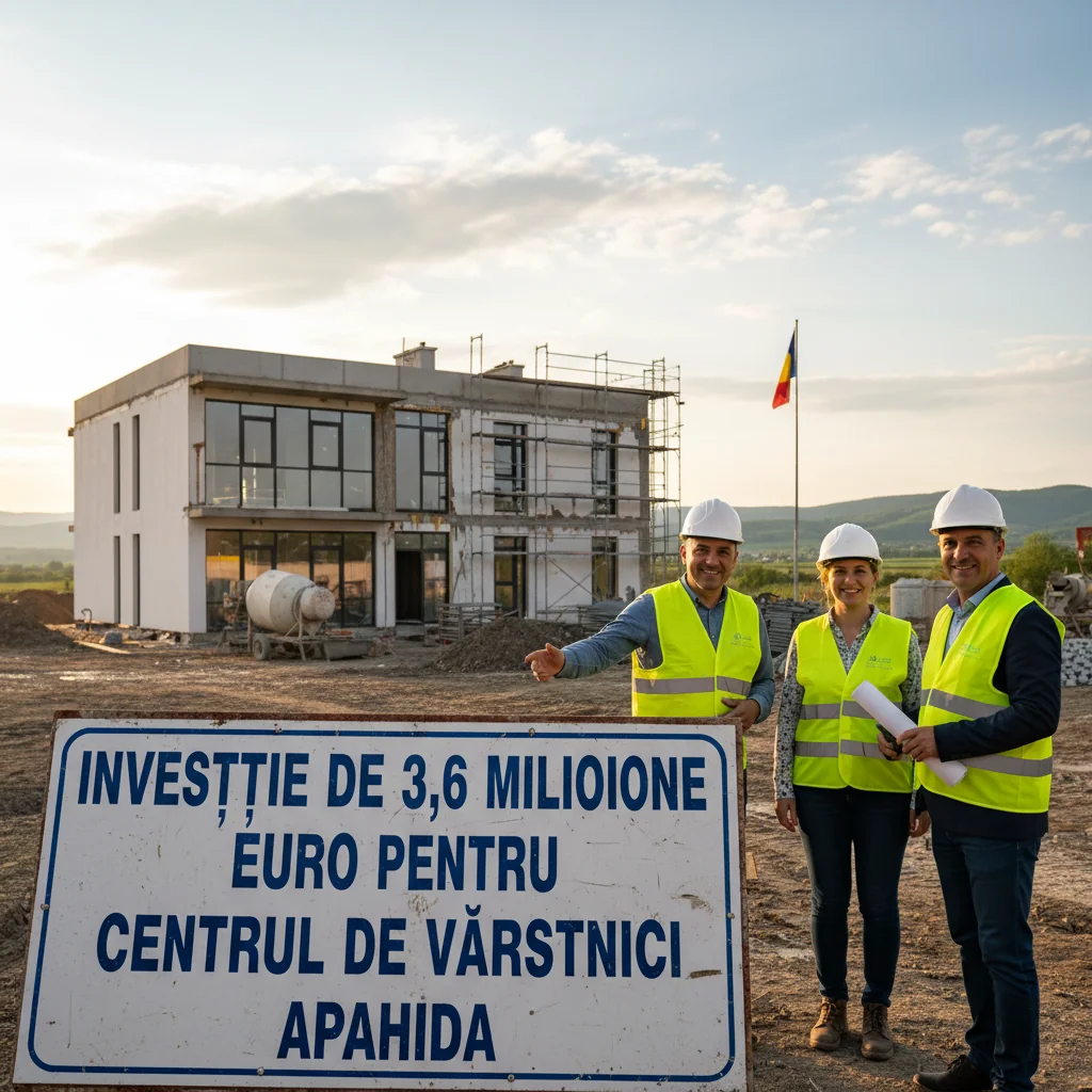 Investiție de 3,6 milioane de euro pentru modernizarea Centrului de vârstnici din Apahida, lângă Cluj-Napoca