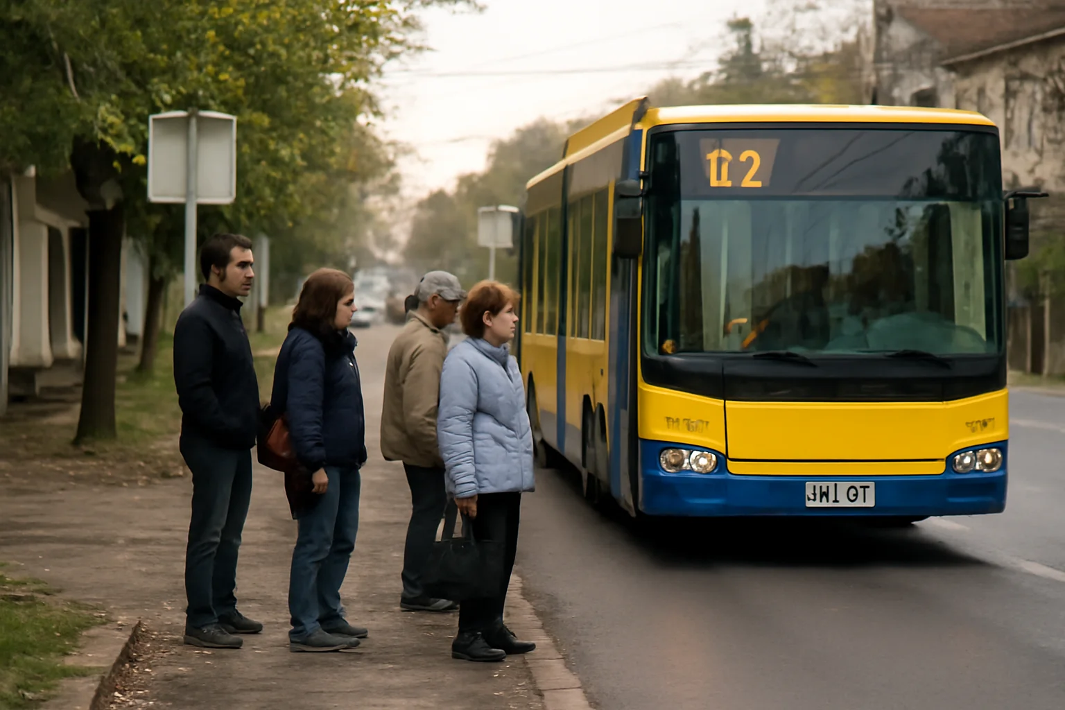 Linia M21 revine rapid la traseul normal
