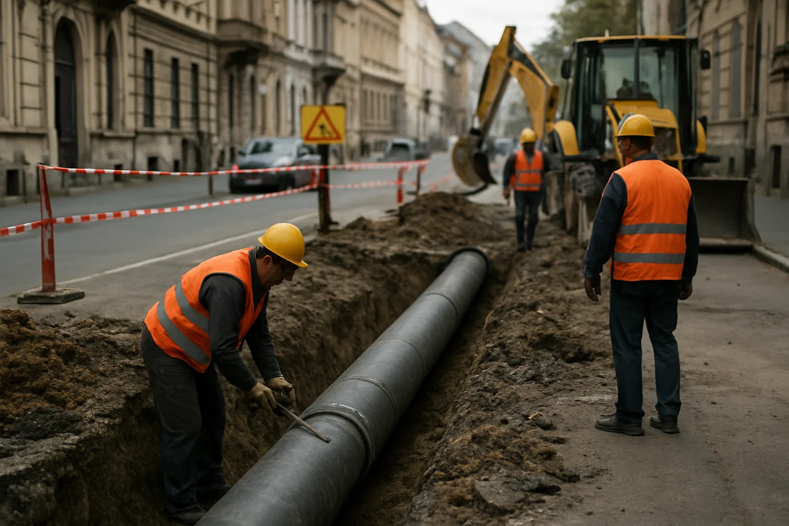 Lucrări de canalizare pe C.A. Rosetti Cluj: Restricții de trafic