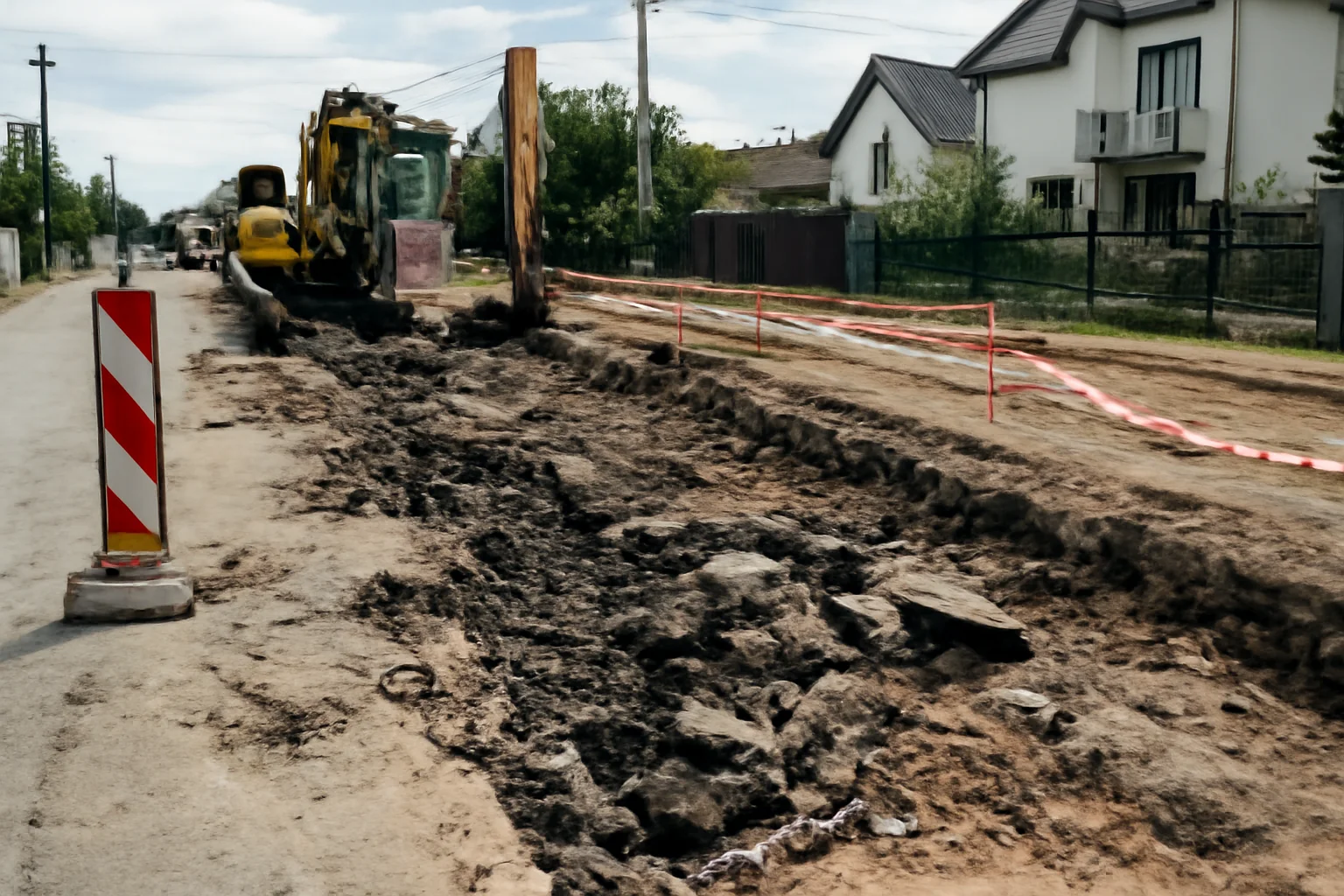 Lucrări Neconforme pe Strada Răzoare, Sancționate aspru la Florești – Declară Primarul Bogdan Pivariu: În Florești, Orice Greșeală, O Plată!