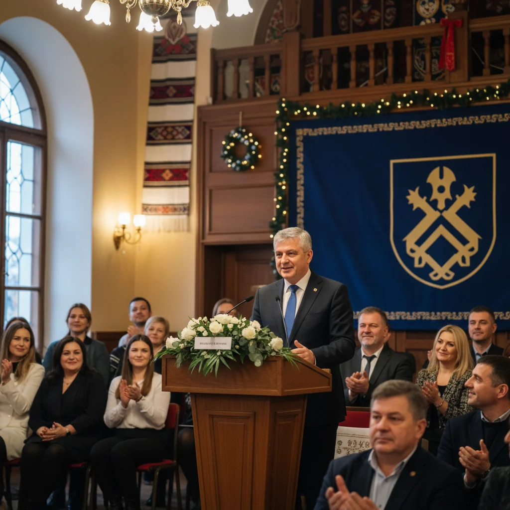 Mesaj de Anul Nou cu „Plugușorul” de la primarul Emil Boc pentru clujenii din Cluj-Napoca