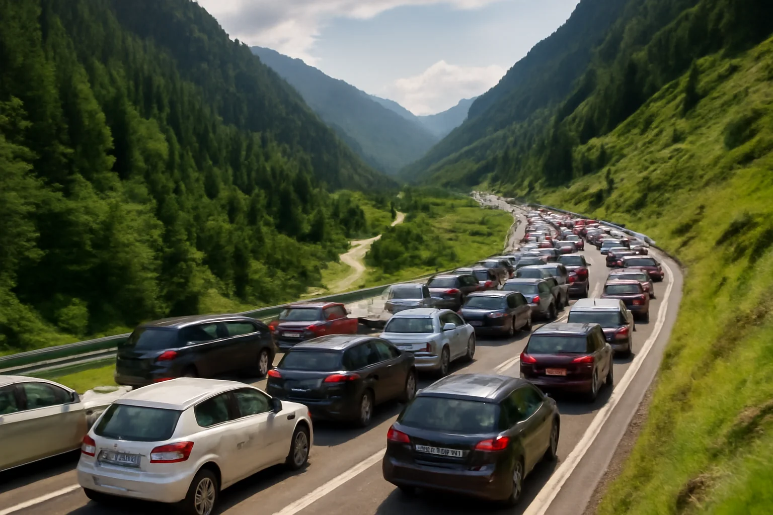 Mii de turiști invadează Transfăgărășanul și Valea Oltului. Află sfaturile esențiale ale poliției!