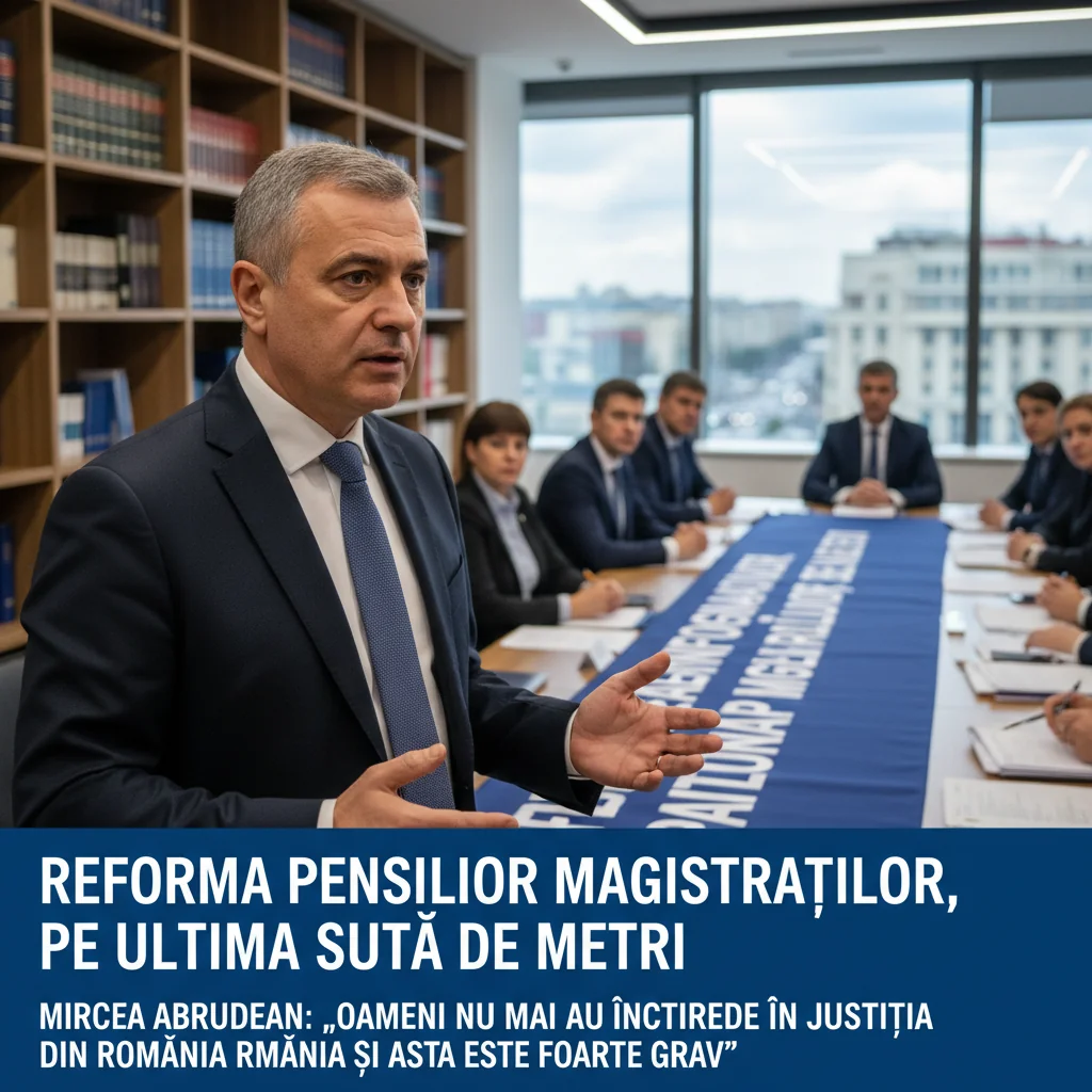 Mircea Abrudean avertizează asupra crizei de încredere în justiția din România