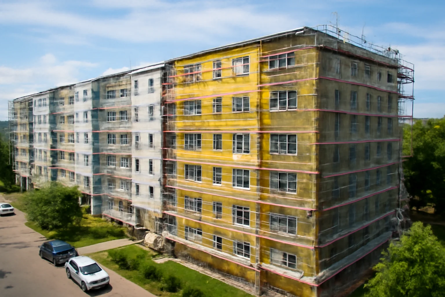Noi blocuri din Turda beneficiază de renovări energetice prin Lotul 2 al proiectului de eficiență energetică