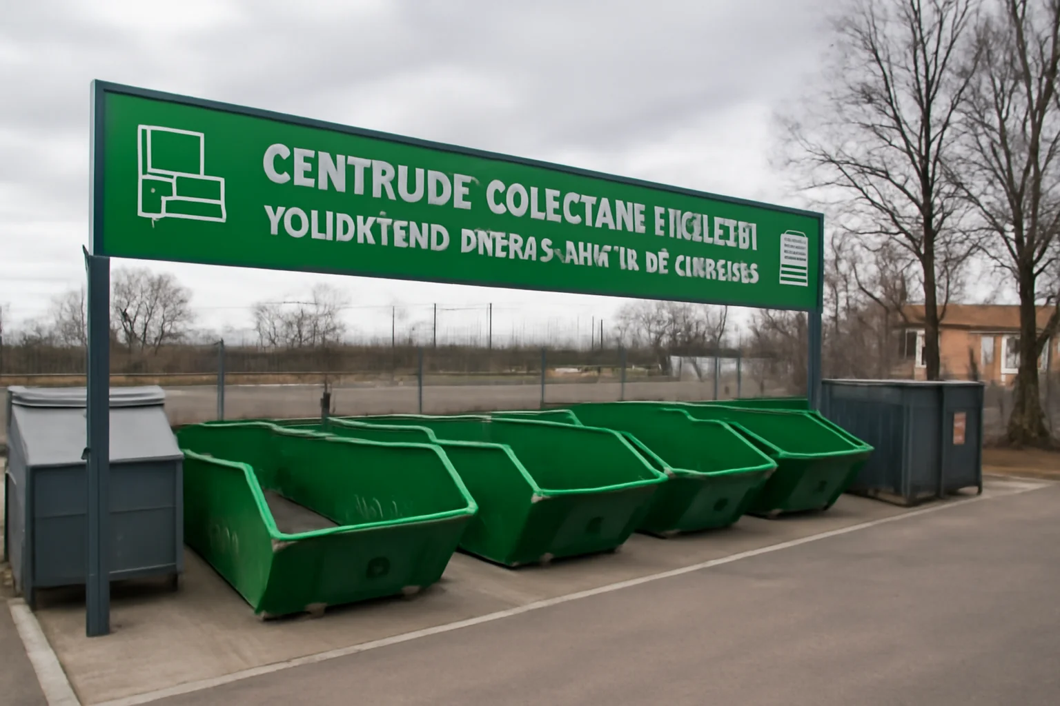 Nou centru de colectare pentru deșeuri voluminoase și echipamente electrice inaugurat pe strada Tăietura Turcului în Cluj-Napoca