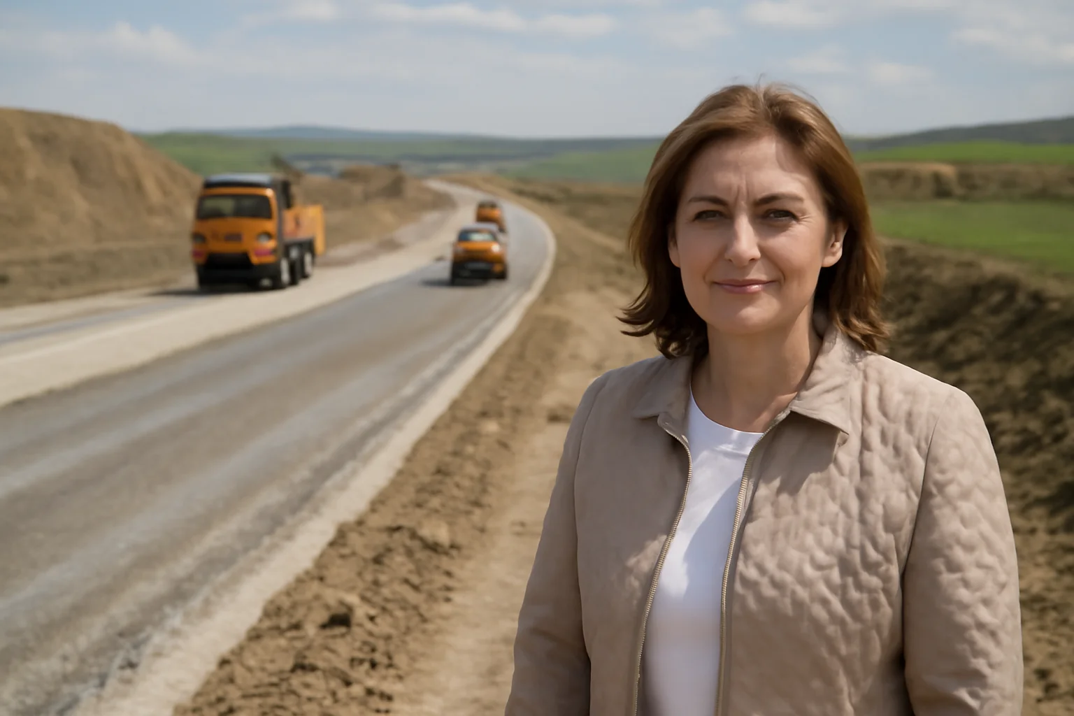 Prefect Maria Forna dezvăluie pe șantier stadiul Drumului Expres Tureni: Când se va finaliza proiectul-cheie al Clujului?