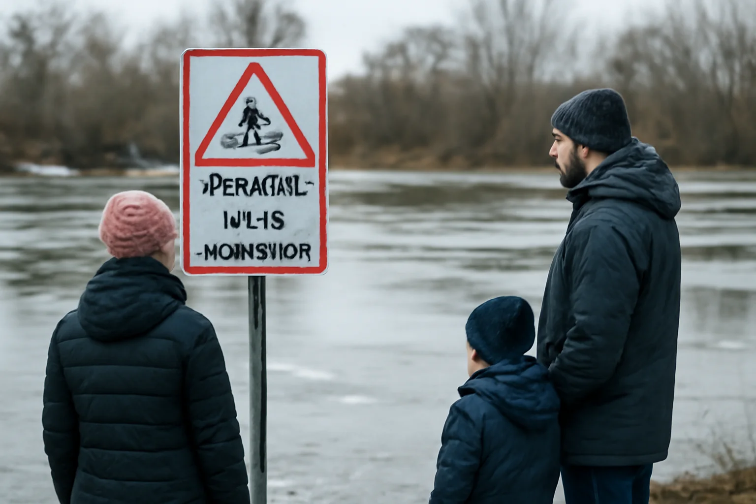 Prefectura Cluj avertizează la Cluj-Napoca asupra pericolului reprezentat de apele înghețate