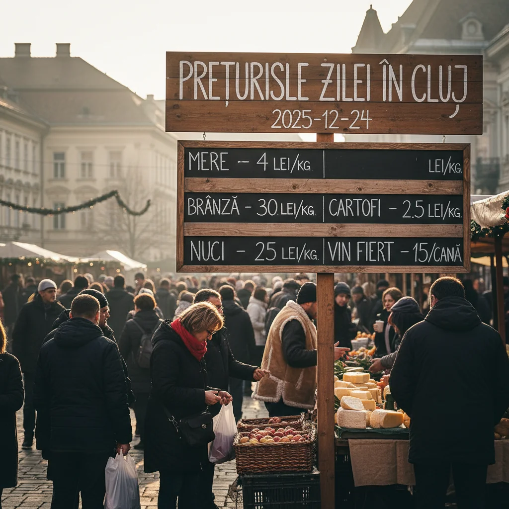 Prețurile zilei în Cluj – 2025-12-24