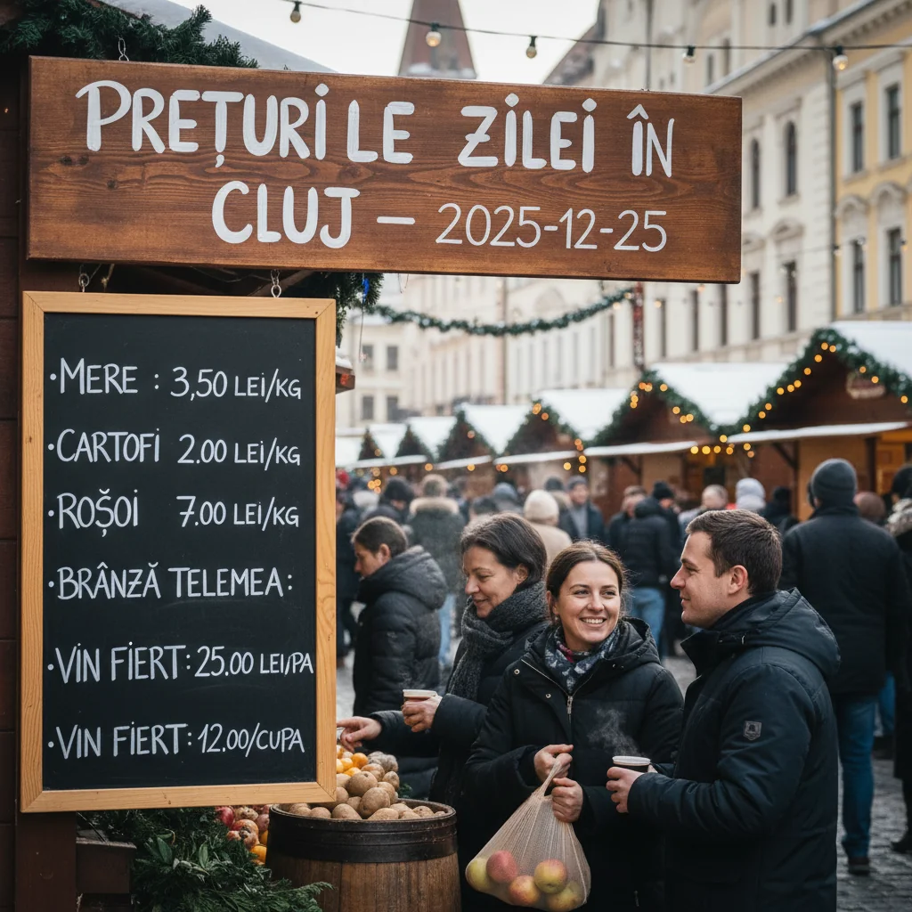 Prețurile zilei în Cluj – 2025-12-25