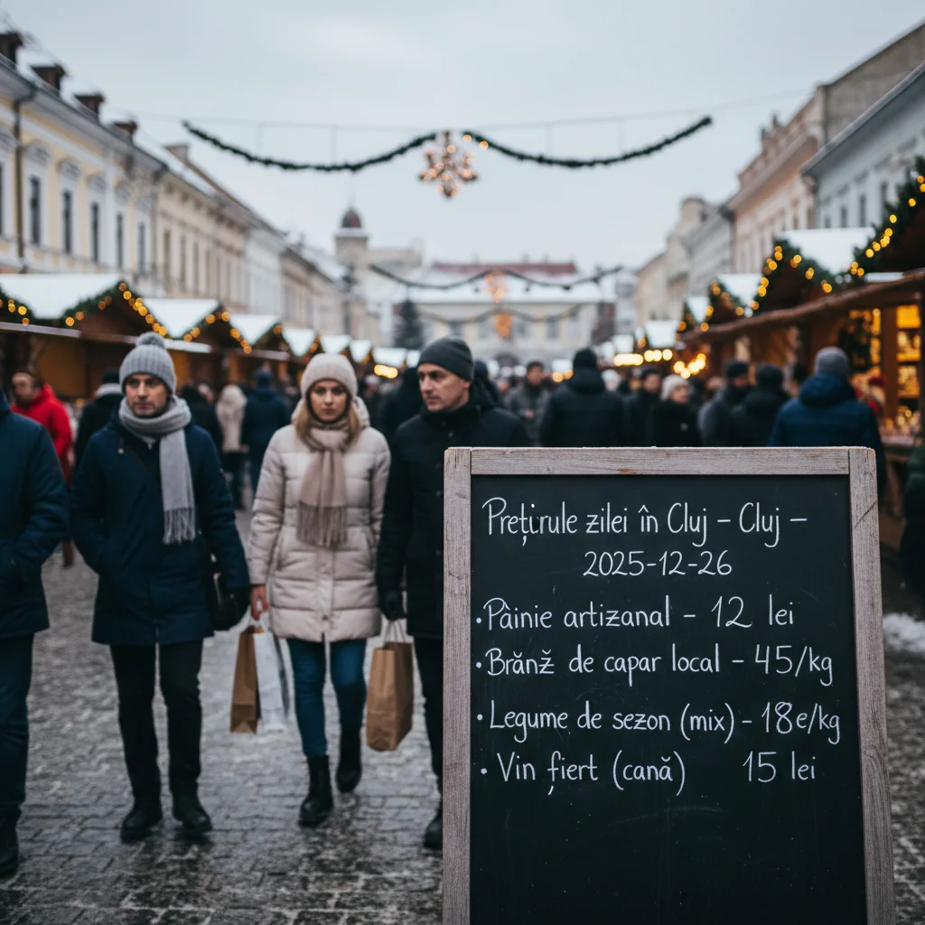 Prețurile zilei în Cluj – 2025-12-26