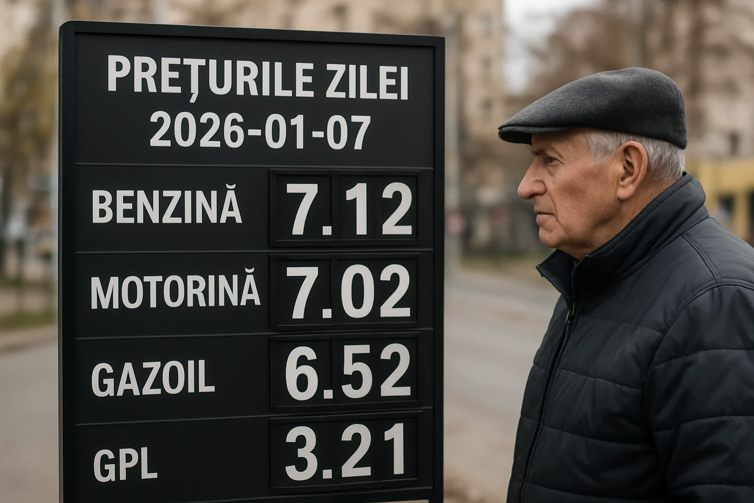 Prețurile zilei în România – 2026-01-07