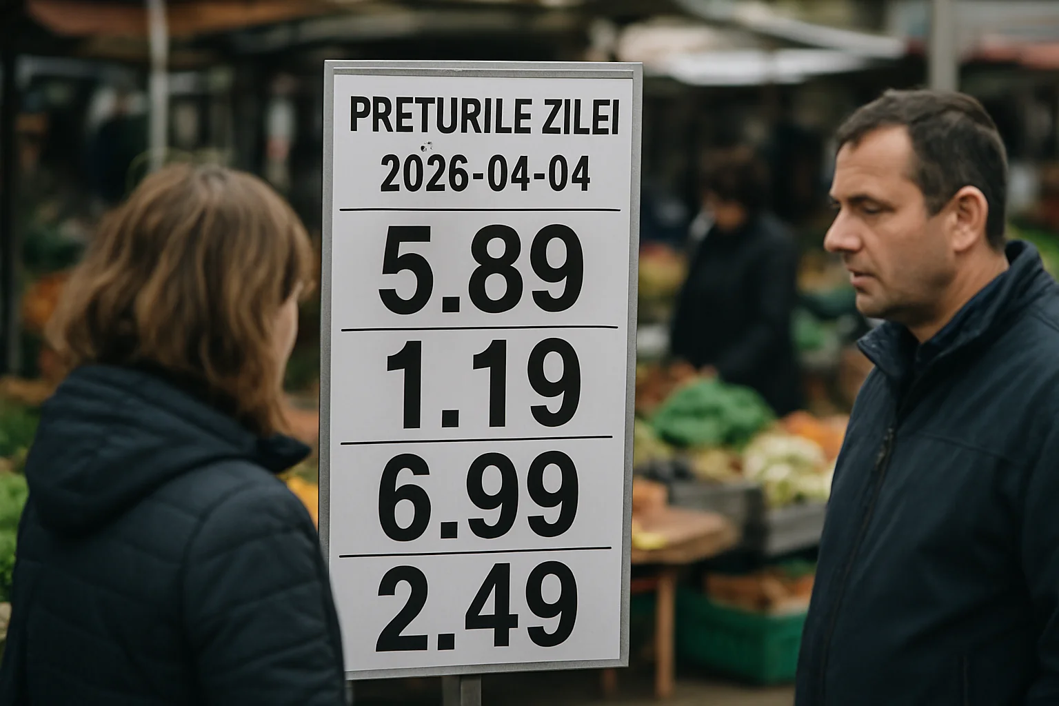 Prețurile zilei în România – 2026-04-04