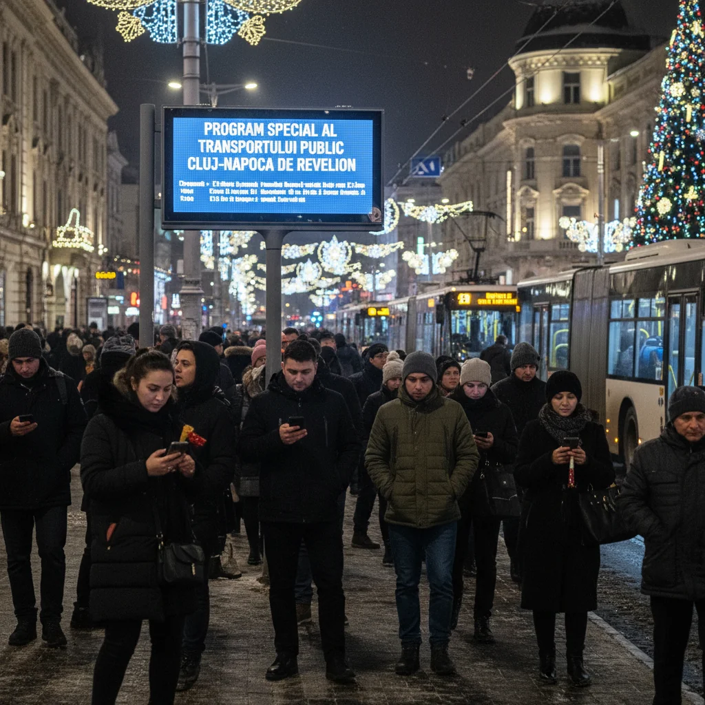 Program special de Revelion pentru transportul public din Cluj-Napoca anunțat de CTP