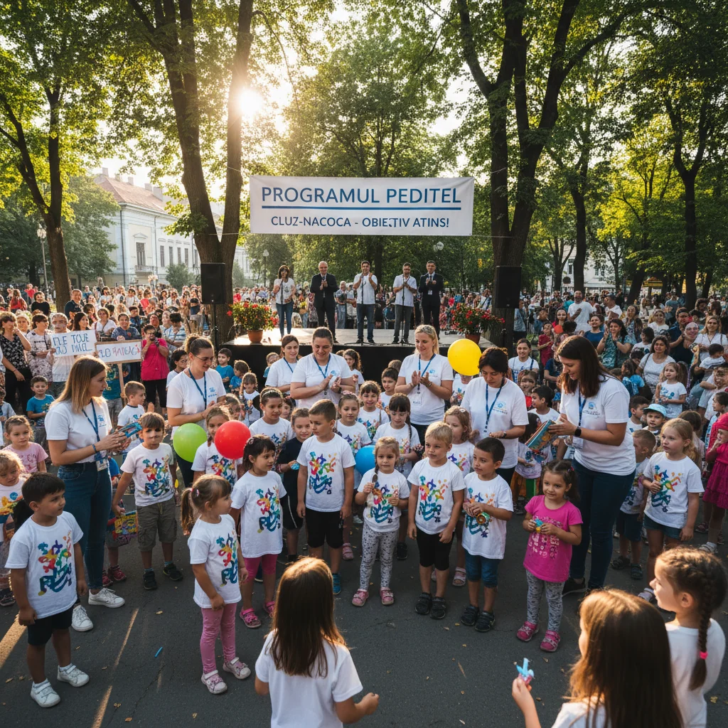 Programul PEDITEL din Cluj-Napoca a depășit semnificativ numărul de copii sprijiniți