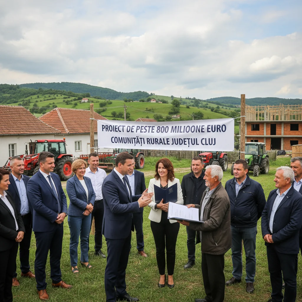 Proiect de peste 800 de milioane de euro pentru mediul rural, prezentat la Cluj-Napoca