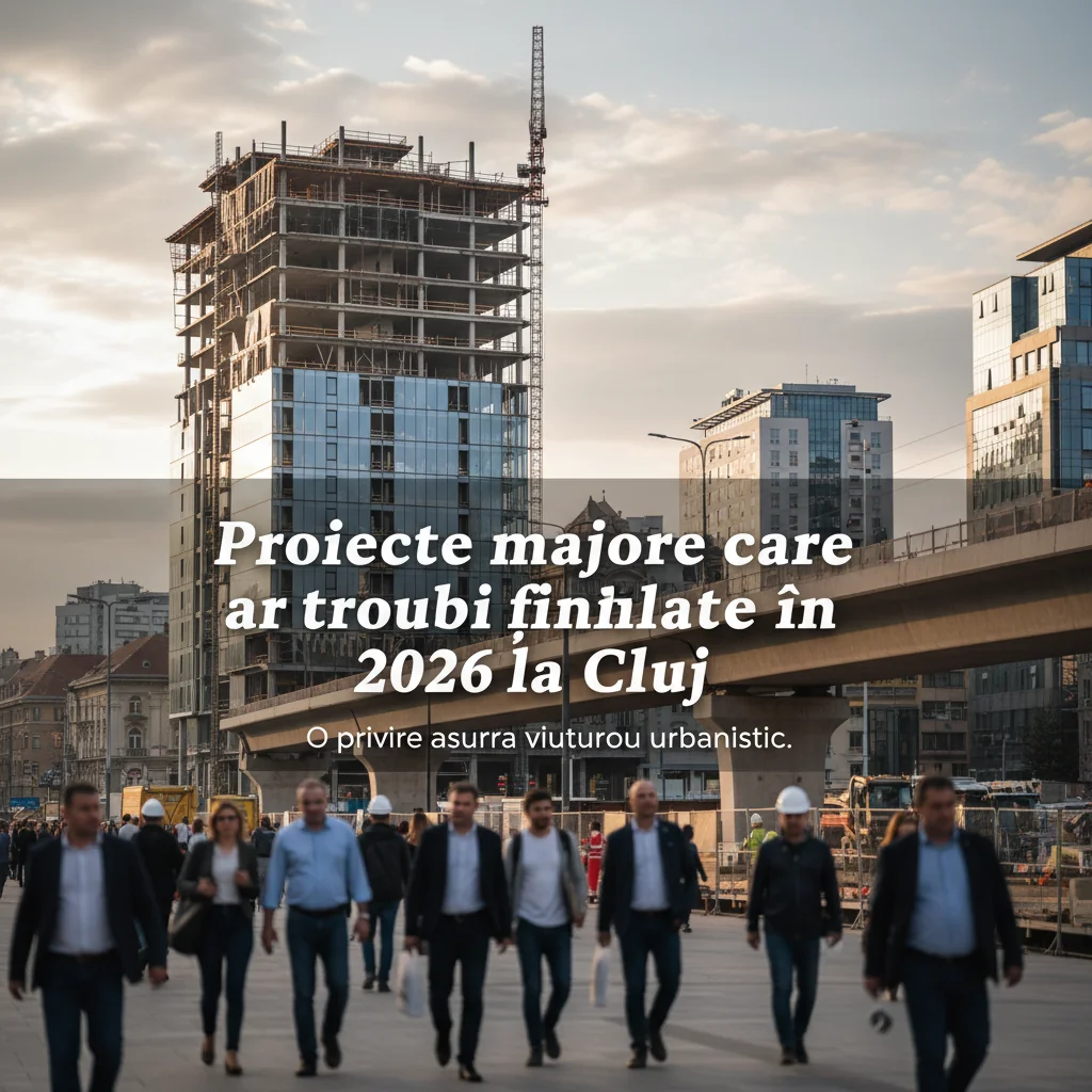 Proiecte majore anunțate pentru Cluj-Napoca cu termen de finalizare în 2026