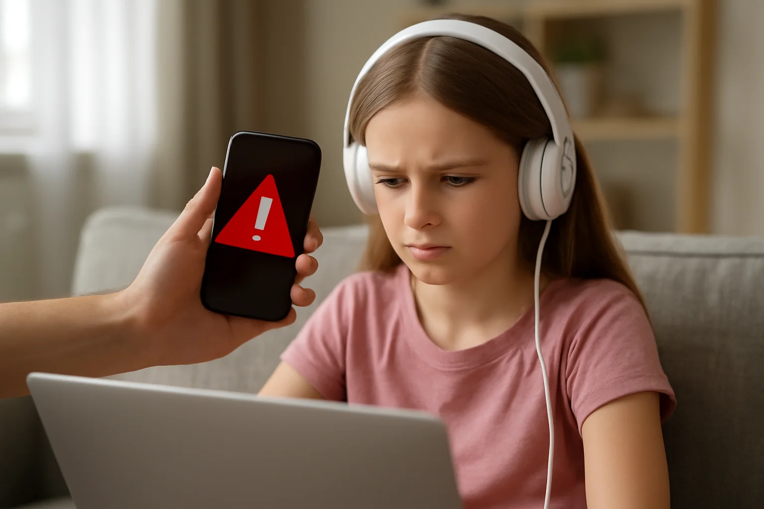 Protejarea copiilor online de știri false, cyberbullying și fraude bancare în era digitală.