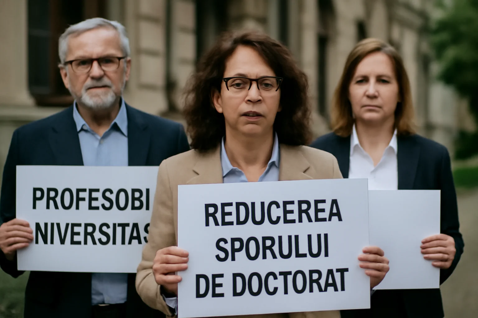 Reacții ale profesorilor universitari din Cluj-Napoca la diminuarea sporului de doctorat