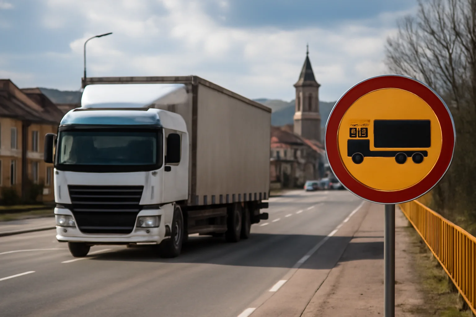 Restricționarea traficului greu în Turda intră în procedură legală în curând