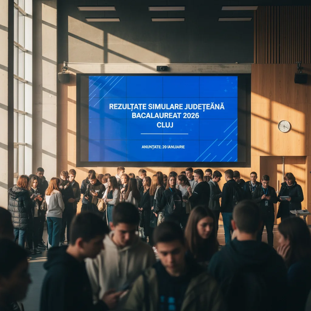 Rezultatele simulării județene a Bacalaureatului 2026 în Cluj-Napoca vor fi afișate pe 20 ianuarie
