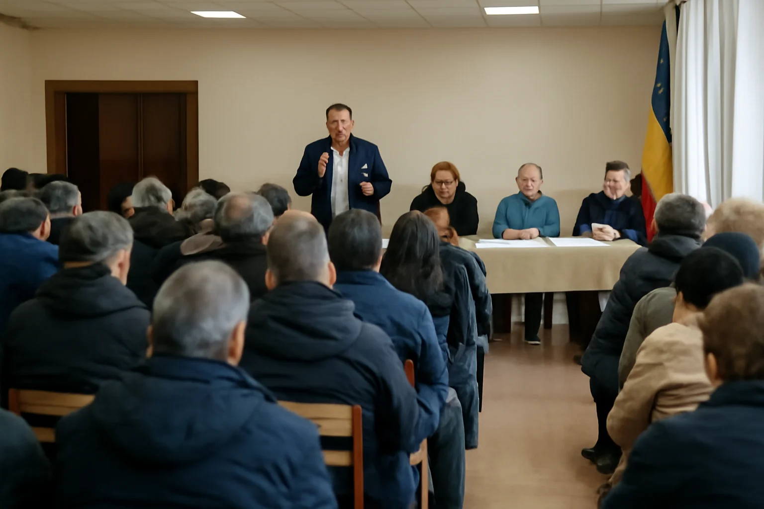 Ședință publică la Baciu, lângă Cluj-Napoca, privind anularea majorării impozitelor pe imobile