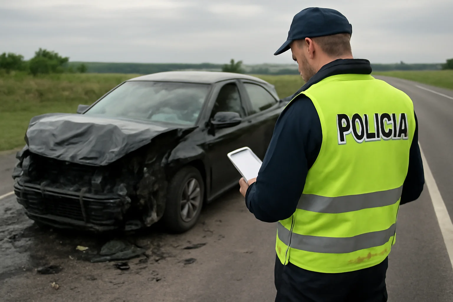 Șofer din județul Cluj, căutat de poliție după un accident mortal cu fugă de la locul faptei