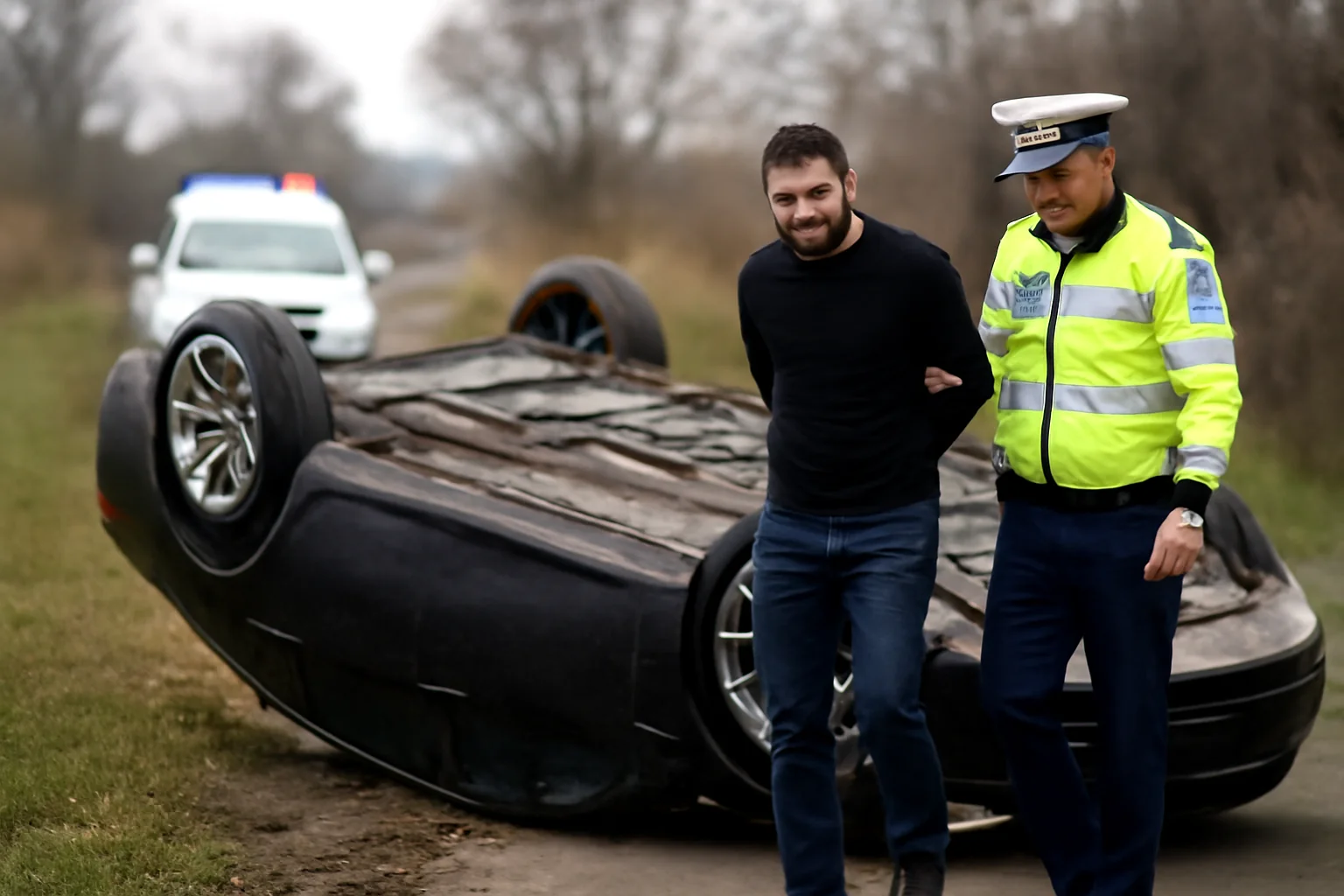 Șofer fără permis judecat după un accident cu un Tesla în Cluj-Napoca