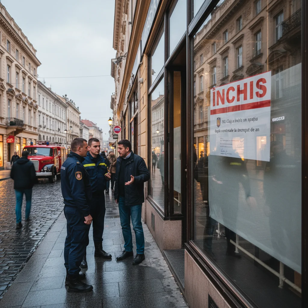 Spațiu închis la Cluj-Napoca după controale ISU la început de an