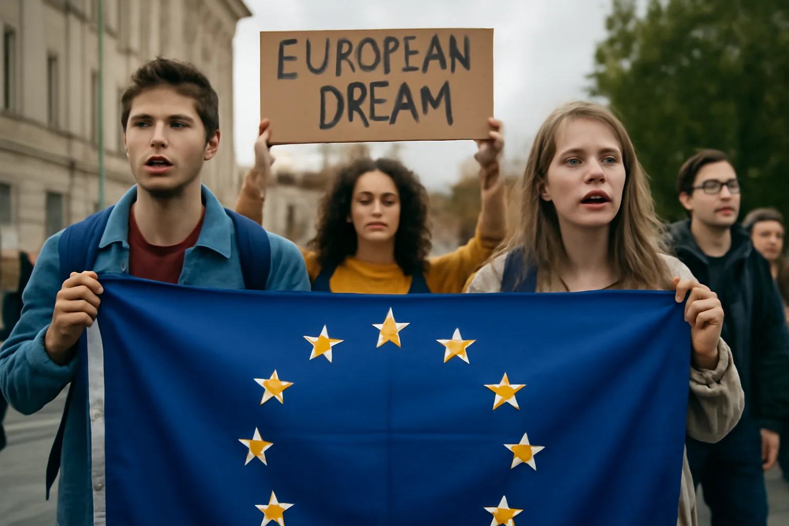 Studenții nu renunță la visul european