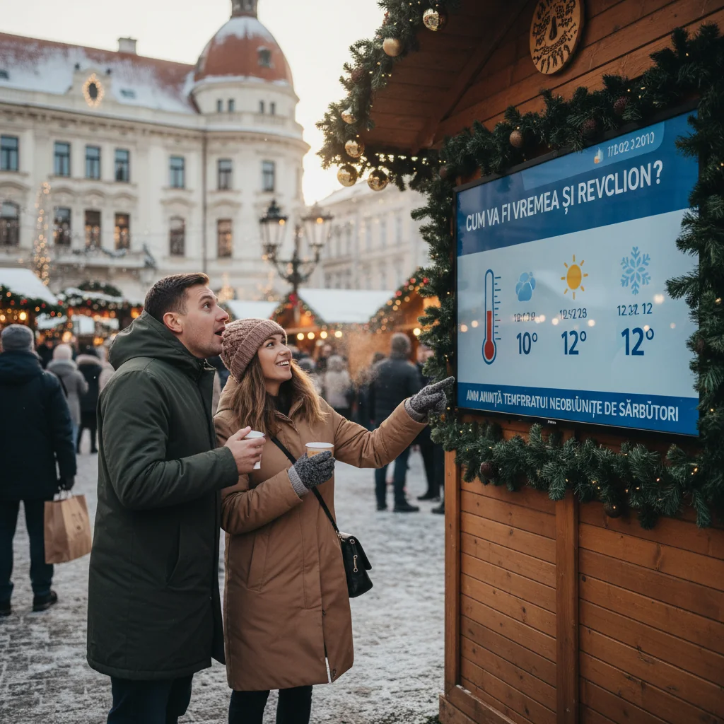 Temperaturi neobișnuite anunțate de ANM pentru sărbători