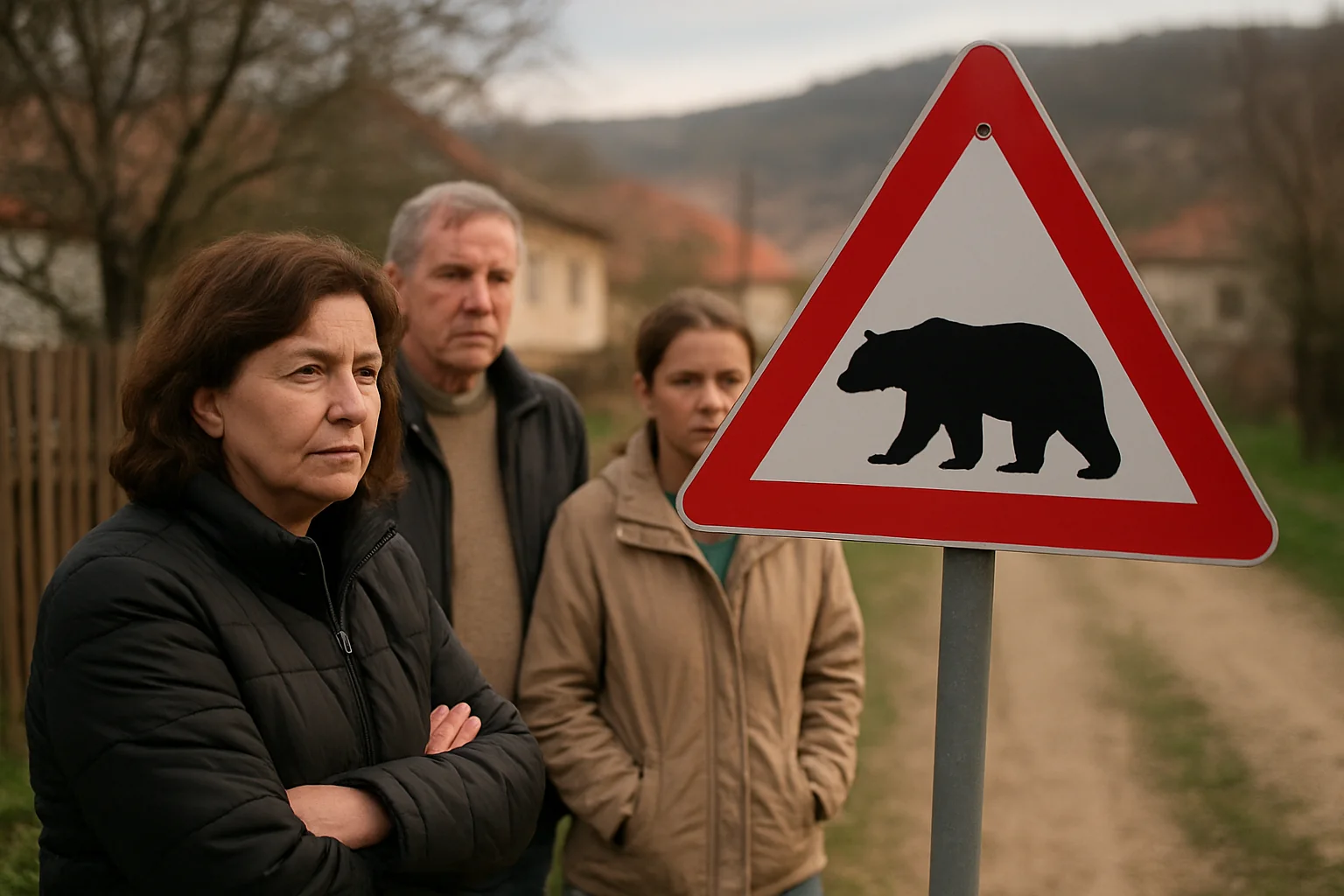 Urșii invadând satele clujene, alertă în Tureni