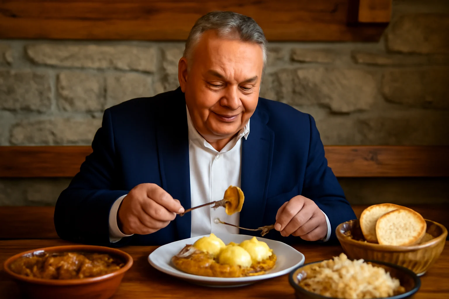 Viktor Orban s-a bucurat de preparate tradiționale la Jucu.