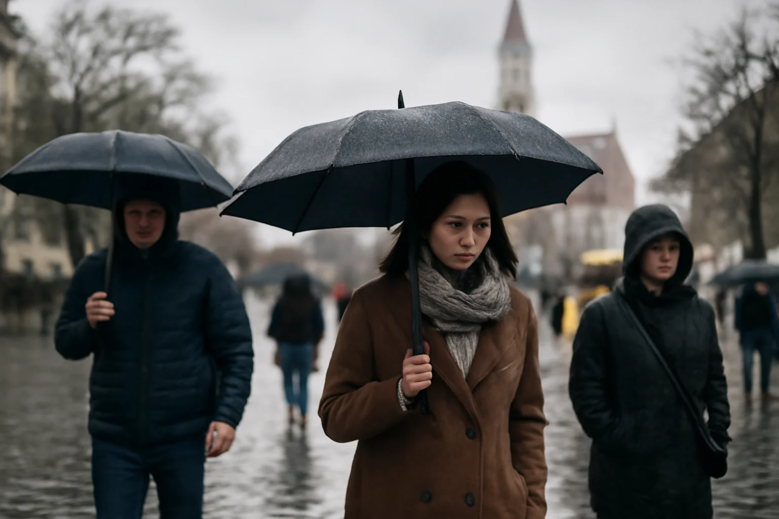 Vreme mohorâtă la Cluj-Napoca pe 8 februarie 2026: cer noros, ploaie slabă și vânt moderat