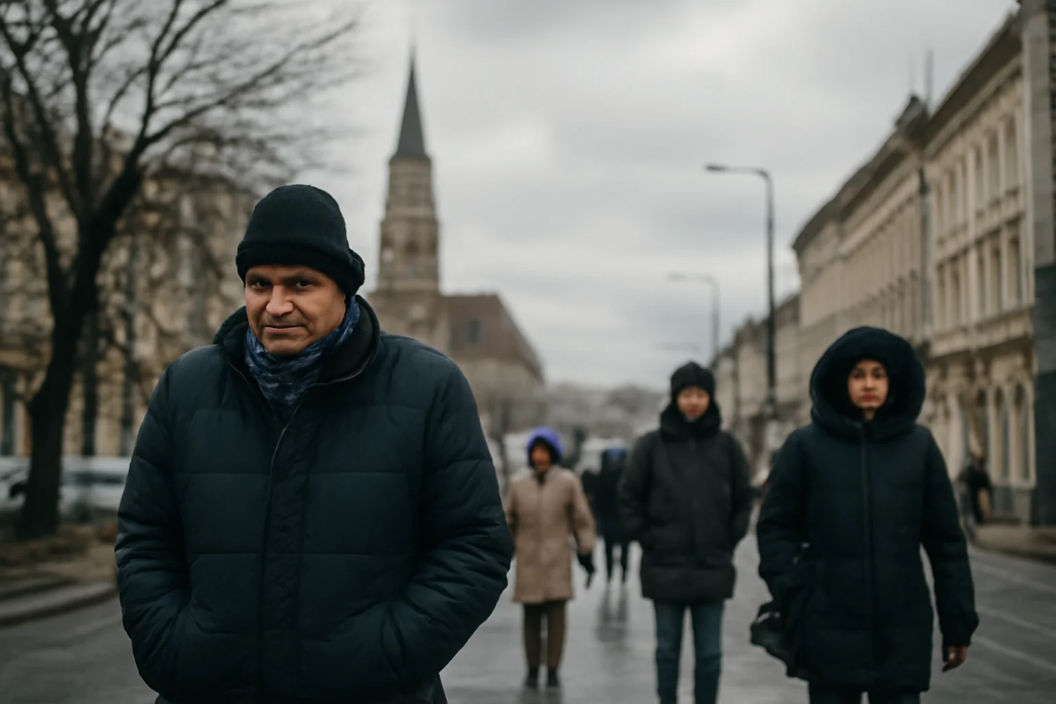 Vreme rece și cer înnorat la Cluj-Napoca în prima zi din februarie