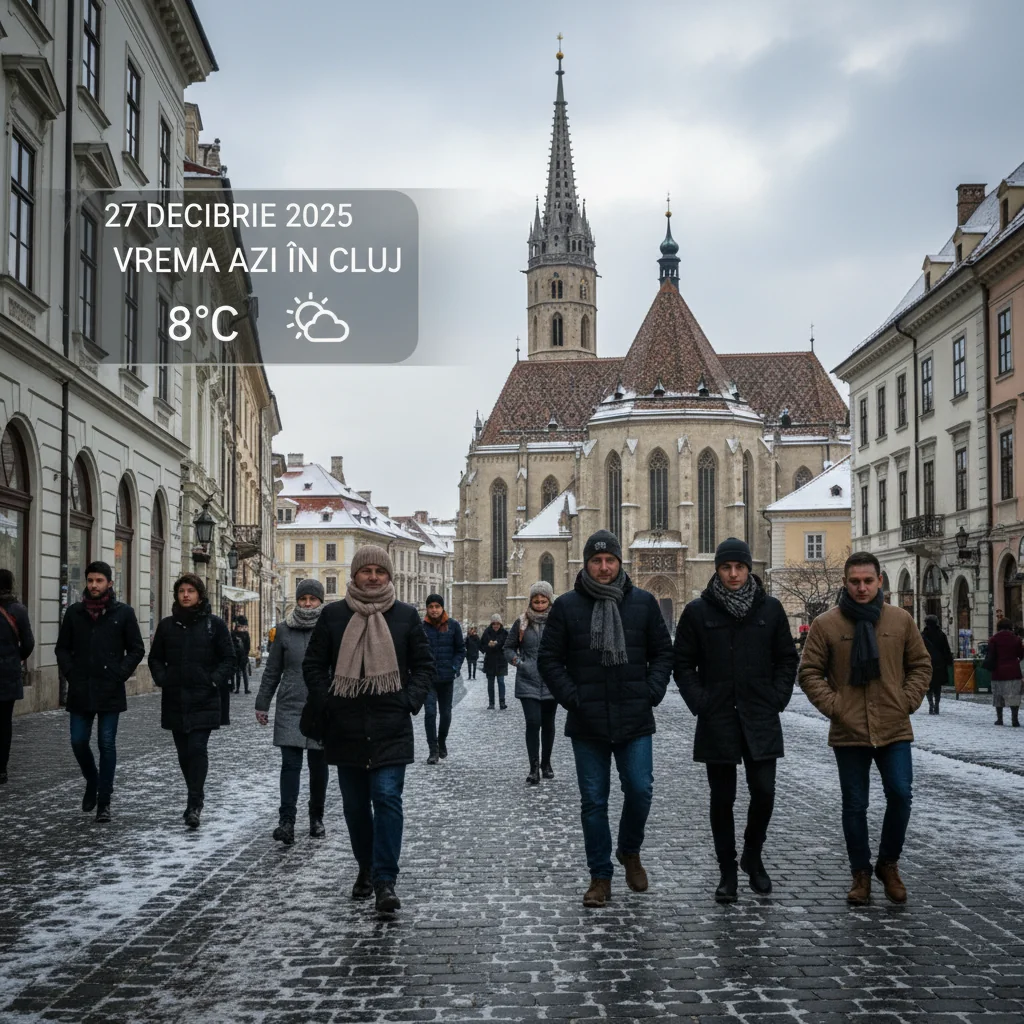Vremea azi în Cluj: 27 decembrie 2025